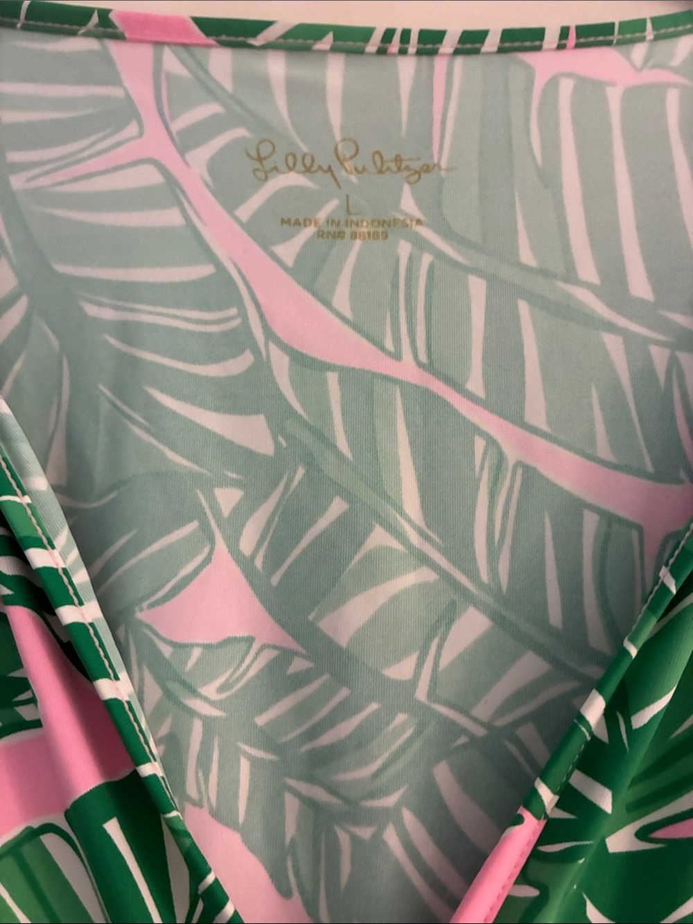 Lilly Pulitzer johana coverup. Gently used - Picture 2 of 3